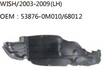 WISH/2003-2009(LH) OEM：53876-0M010/68012