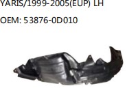 YARIS/1999-2005(EUP) LH OEM: 53876-0D010