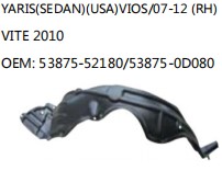 YARIS(SEDAN)(USA)VIOS/07-12 (RH) VITE 2010 OEM: 53875-52180/53875-0D080