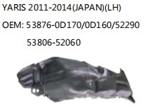 YARIS 2011-2014(JAPAN)(LH)OEM: 53876-0D170/0D160/52290 53806-52060