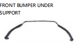FRONT BUMPER UNDER SUPPORT