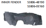INNER FENDER OEM:53806-48190 53806-0E160