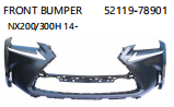FRONT BUMPER NX200/300H 14- OEM:52119-78901