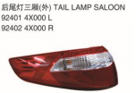 TALL LAMP SALOON 后尾灯三厢（外） OEM:L 92401-4X000 R 92402-4X000