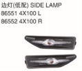 SIDE LAMP 边灯（低配） OEM:L 86551-4X100 R 86552-4X100
