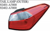 TALL LAMP (OUTER) OEM:92401-A7000 92402-A7000