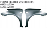 FRONT FENDER W/S HOLE R/L OEM:66321-A7000 66322-A7000