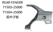 REAR FENDER 71503-25000 71504-25000 后叶子板