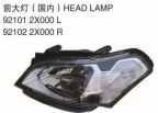 HEAD LAMP 前大灯 OEM:92101-2X000 92102-2X000