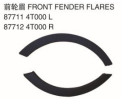 FRONT FENDER FLRES 前轮眉 OEM:87711-4T000 87712-4T000