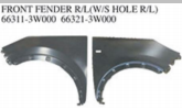 FRONT FENDER W/S HOLE R/L OEM:66311-3W000 66321-3W000