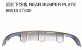 REAR BUMPER PLATE 后杠下饰板 OEM:86618-4T500