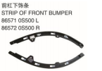 STRIP OF FRONT BUMPER 前杠下饰条 OEM:86571-0S500 86572-0S500