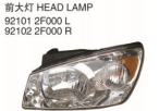 HEAD LAMP 前大灯 OEM:92101-2F000 92102-2F000