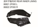 REAR INNER FENDER 后叶子板内衬 OEM:86821-2F000 86822-2F000