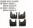 MUD GUARD 挡泥板 OEM:86831-0E000 86832-0E000 86841-0E000 86842-0E000
