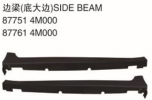 SIDE BEAM 下边梁（底大边） OEM:87751-4M000 87761-4M000