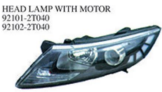 HEADLAMP WITH MOTOR OEM:92101-2T040 92402-2T040