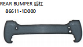 REAR BUMPER 后杠 OEM:86611-1D000