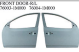 FRONT DOOR R/L OEM:76003-1M000 76004-1M000