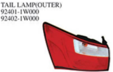 TALL LAMP (OUTER) OEM:92401-1W000 92402-1W000