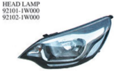 HEAD LAMP 前大灯 OEM:92101-1W000 92102-1W000