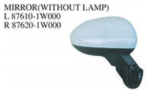 MIRROR(WITHOUT LAMP) OEM:87610-1W000 87620-1W000