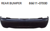 REAR BUMPER OEM:86611-07000
