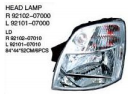 HEAD LAMP OEM:92101-07000 92102-07000 92101-07010 92102-07010