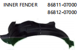 INNER FENDER OEM:86811-07000 87612-07000