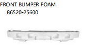 FRONT BUMPER FOAM 86520-25600