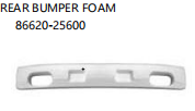 REAR BUMPER FOAM  86620-25600