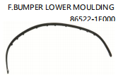 F.BUMPER LOWER MOULDING 86522-1E000