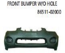 FRONT BUMPER W/O HOLE  86511-02012