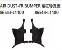 FOR HYUNDAI SONATA 2020 AIR DUST-FR BUMPER前杠导流板 86543-L1100 86544-L1100