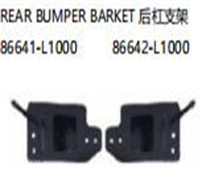 FOR HYUNDAI SONATA 2020 REAR BUMPER BARKET后杠支架86641-L1000    86642-L1000