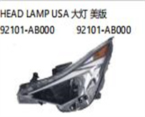 FOR HYUNDAI ELANTRA 2021 HEAD LAMP USA大灯美板92101-AB000   92101-AB000