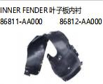 FOR HYUNDAI ELANTRA 2021 INNER FENDER叶子板内衬86811-AA000   86812-AA000