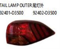 FOR HYUNDAI TUCSON 2018 TAIL LAMP OUTER尾灯外92401-D3500  92402-D3500