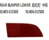 FOR HYUNDAI TUCSON 2018 REAR BUMPER LOWER后杠灯中东92405-D350092406-D3500