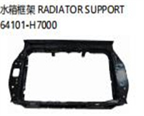 FOR KIA PEGAS/SOLUTO 2018 水箱框架RADIATORSUPPORT64101-H7000