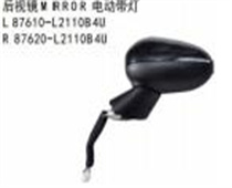 FOR KA K5 2020 后视镜M RROR电动带灯L87610-L2110B4U R.87620-L2110B4U