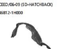 CEED/06-09 (5D-HATCHBACK)  86812-1H000