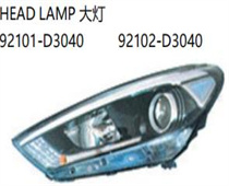 FOR HYUNDAI TUCSON /IX35 2016- 2019 HEAD LAMP 大灯 92101-D3040 92102-D3040