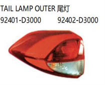 FOR HYUNDAI TUCSON /IX35 2016- 2019 TAIL LAMP OUTER 尾灯 92401-D3000 92402-D3000
