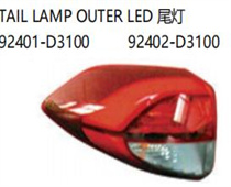 FOR HYUNDAI TUCSON /IX35 2016- 2019 TAIL LAMP OUTER LED 尾灯 92401-D3100 92402-D3100