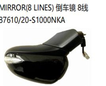 FOR HYUNDAI SANTA FE 2019 87610/20-S1000NKAMIRROR(B LINES)倒车镜8线