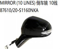 FOR HYUNDAI SANTA FE 2019 MIRROR (10 LINES)倒车镜10线87610/20-S1160NKA