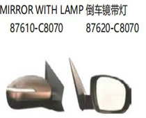 FOR HYUNDAI I20 2016 MIRROR WITH LAMP倒车镜带灯87610-C807087620-C8070