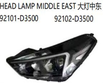 FOR HYUNDAI TUCSON 2018 HEAD LAMP MIDDLE EAST大灯中东92101-D350092102-D3500